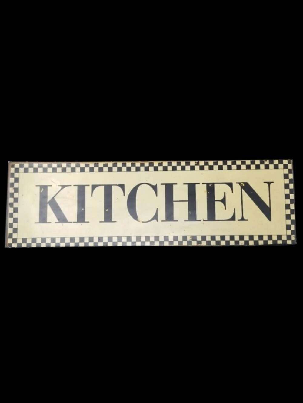 VINTAGE LOOK KITCHEN METAL SIGN 5 7/8T X 19 1/4" W